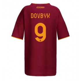 AS Roma Artem Dovbyk #9 Hjemme skjorte til dame 2025-26 Kortermet